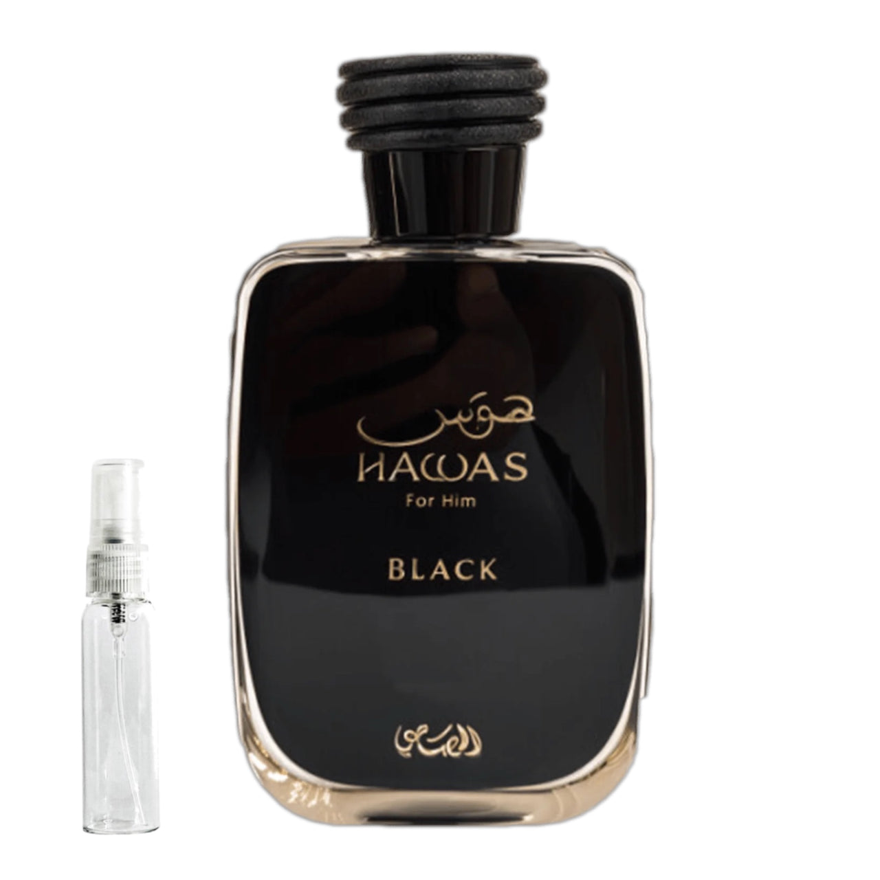 Rasasi Hawas Black Samples