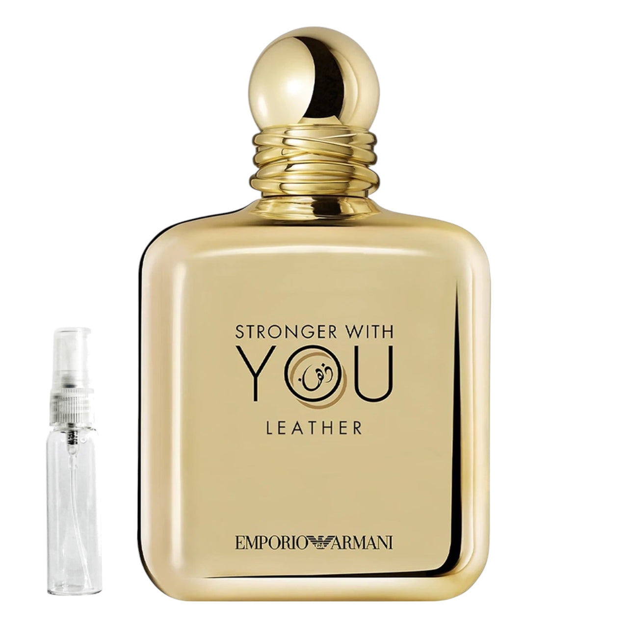 Armani Stronger With You Leather Samples